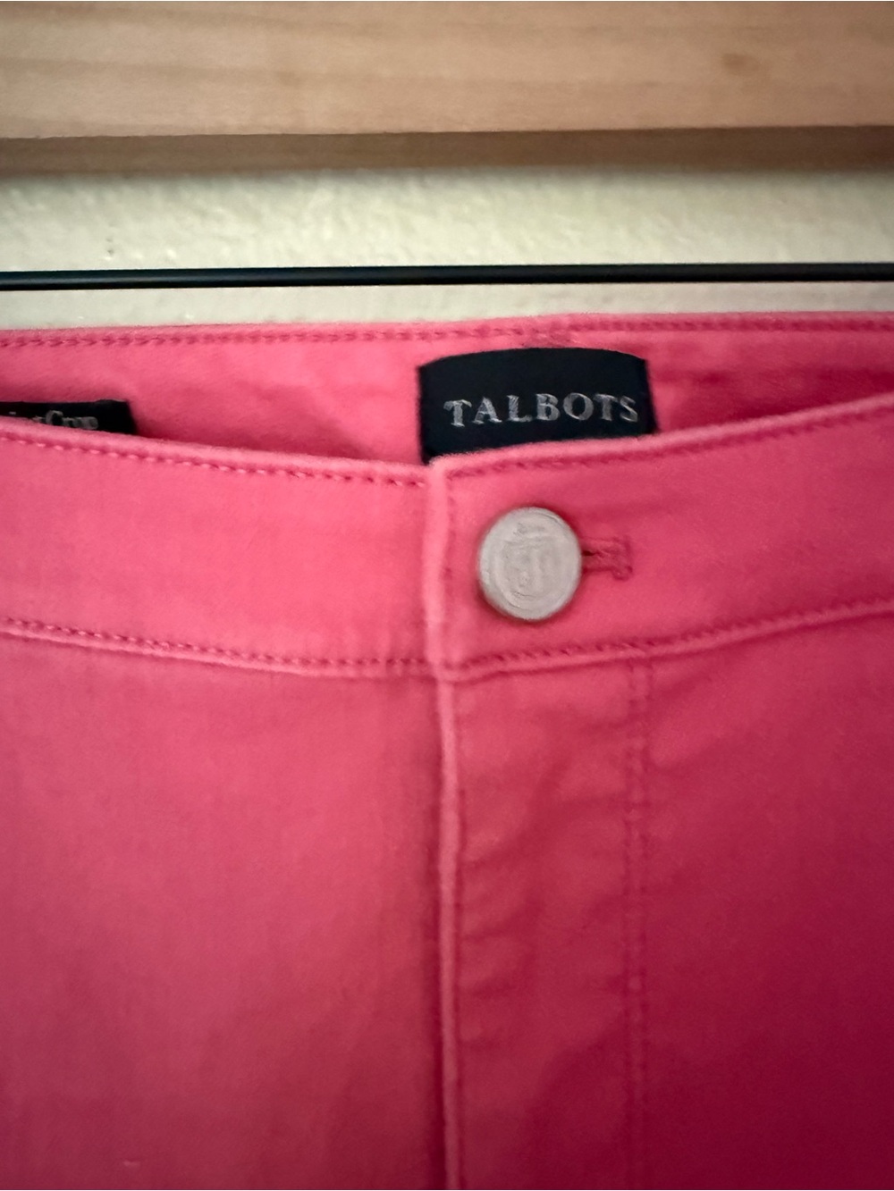 Talbots Pink Crop Jeggings - Picture 2 of 6
